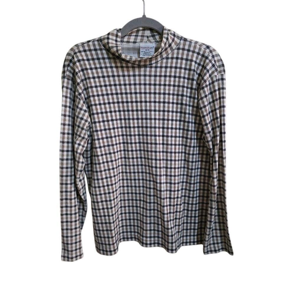 Vintage Y2K/Retro Bobbie Brooks Plaid Turtleneck Women's M